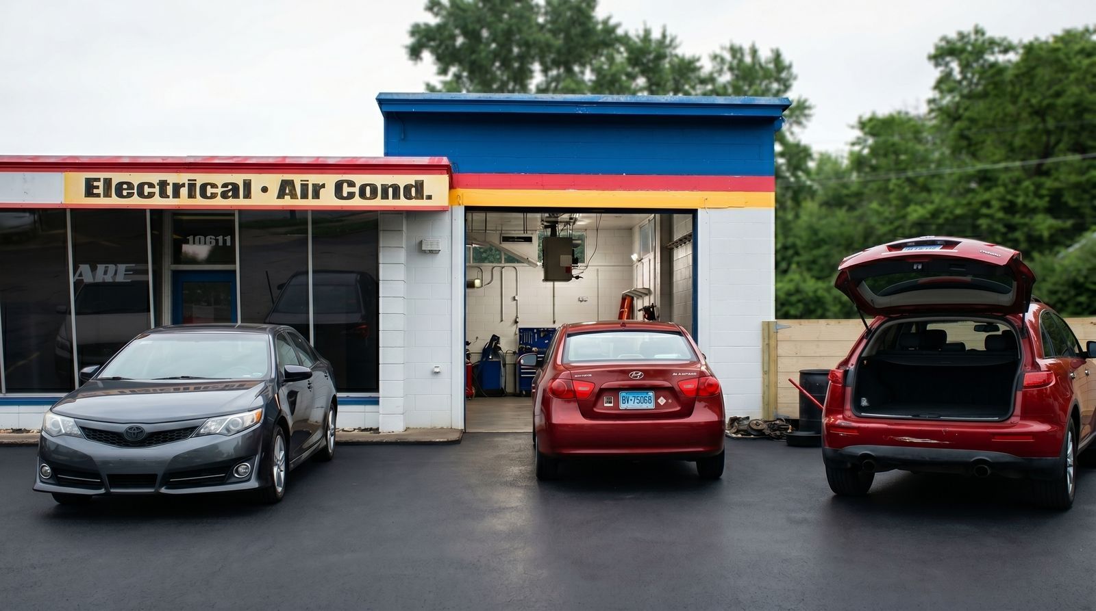 O & T Auto Care auto repair shop interior on Blue Ridge Blvd